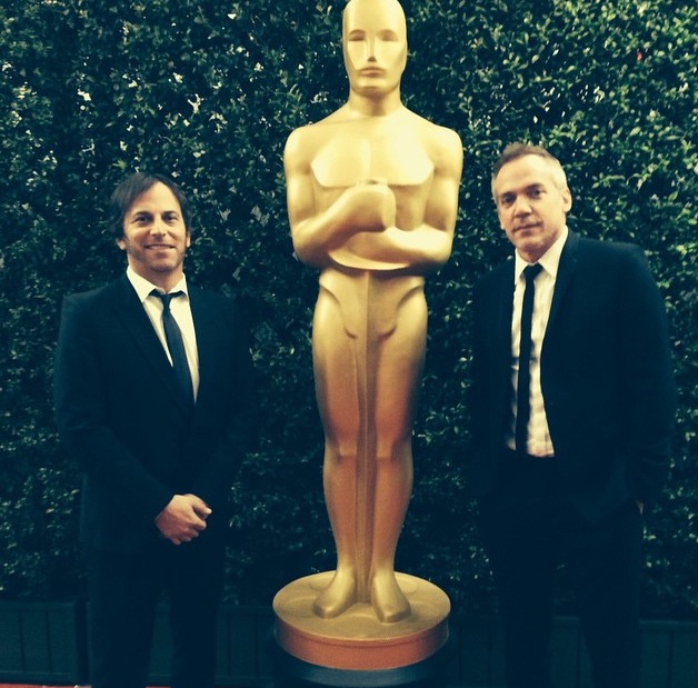 Nathan Ross with Jean-Marc Vallée at the Governors Ball 2014.
