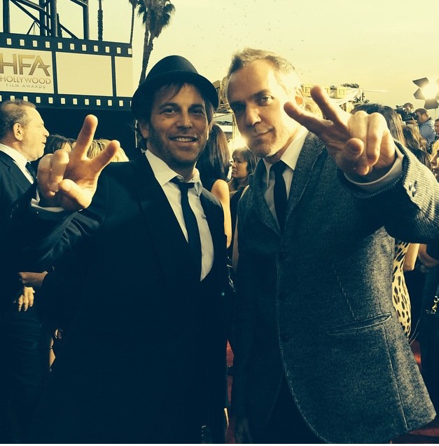 Nathan Ross with Jean-Marc Vallée at the Hollywood Film Awards 2014.