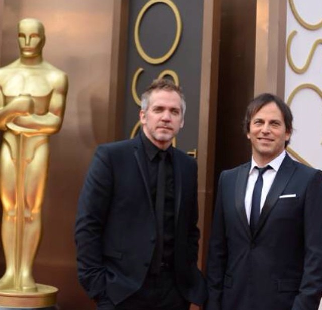 Nathan Ross with Jean-Marc Vallée at the Oscars 2014.